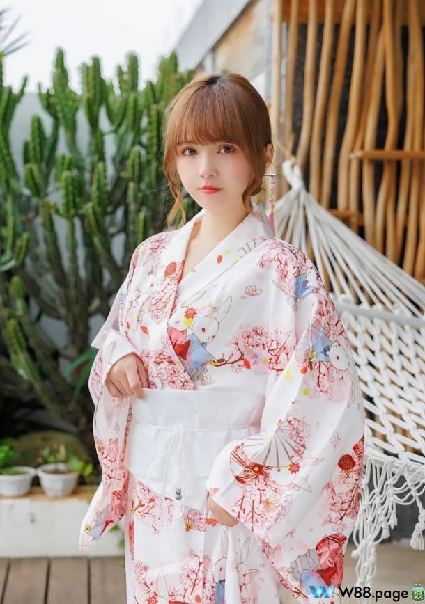 Zhang Si Yun lả lơi khoe sắc vóc nuột nà trong tà Kimono (6)